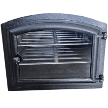 Forno de Ferro Fundido Grande Porta de Vidro Arqueado